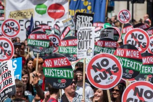 no more cuts austerity march